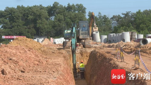 屯昌縣產(chǎn)城融合示范區(qū)路網(wǎng)建設(shè)一期工程按下“快進(jìn)鍵”，加速施工建設(shè)