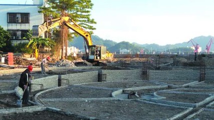 西堤公園僑批廣場建設穩步推進，樁基礎施工圓滿完成
